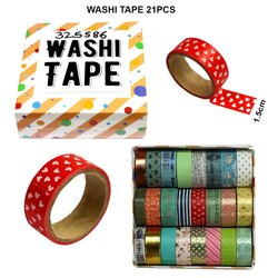 WASHI TAPE 21PCS RAW1851 325586